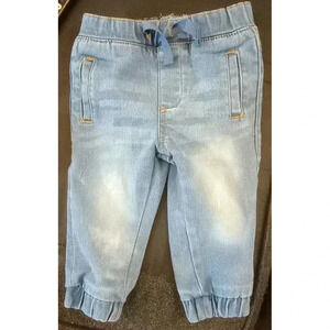 Seven 7 For All Mankind Baby Denim Jeans Joggers Light Wash Size 12 Months